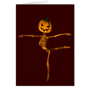 Arabesque Ballet Position Hälsningskort