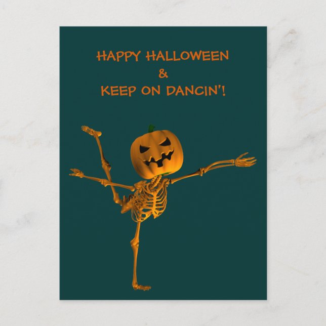 Arabesque Ballet Position Vykort (Framsida)