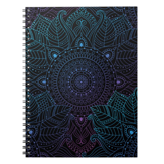Arabesque Bliss: Oriental Mandala Magic Anteckningsbok (Framsidan)