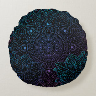 Arabesque Bliss: Oriental Mandala Magic Rund Kudde