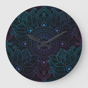 Arabesque Bliss: Oriental Mandala Magic Stor Klocka
