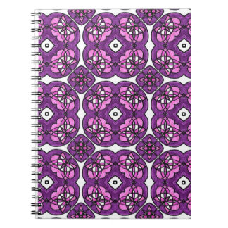 Arabesque Blommar Anteckningsbok