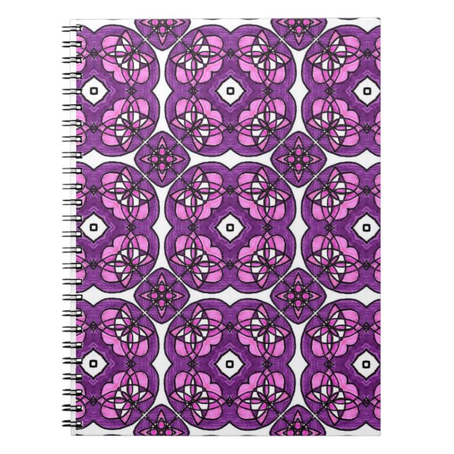 Arabesque Blommar Anteckningsbok (Framsidan)