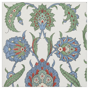 Arabesque blommönster tyg
