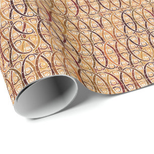 Arabesque - brun och kameltan presentpapper