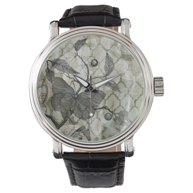 Arabesque Butterflies I Armbandsur (Framsida)