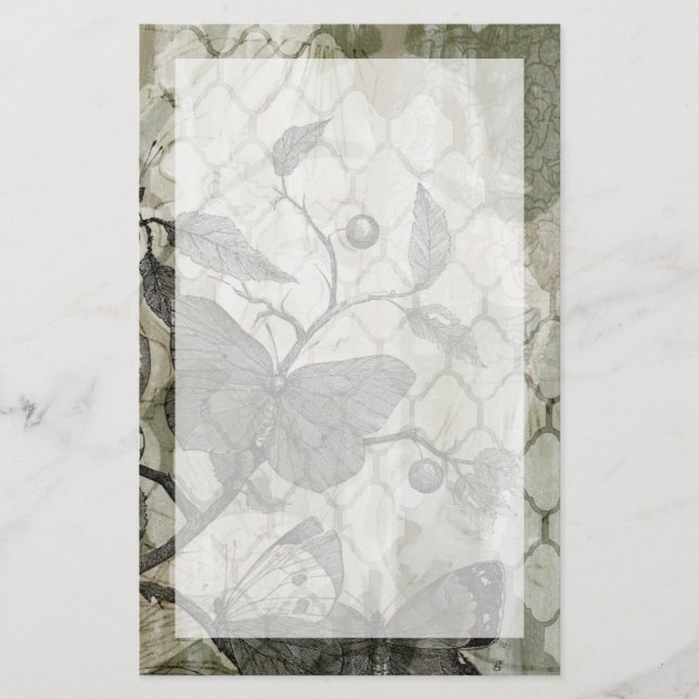 Arabesque Butterflies I Brevpapper (Framsida)