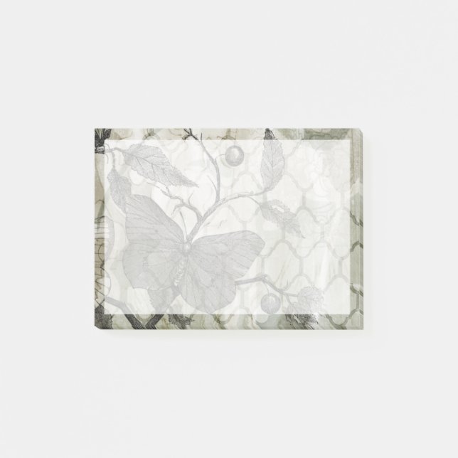 Arabesque Butterflies I Post-it Block (Framsida)