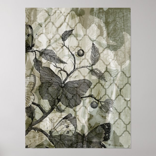 Arabesque Butterflies I Poster (Framsidan)