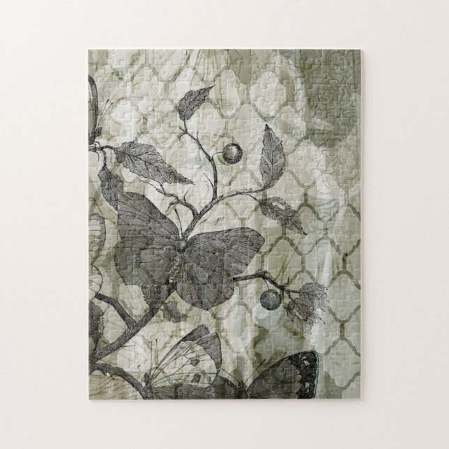 Arabesque Butterflies I Pussel (Vertikal)