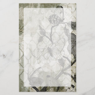 Arabesque Butterflies II Brevpapper