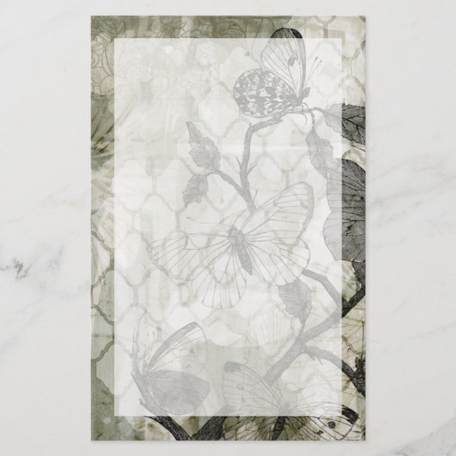 Arabesque Butterflies II Brevpapper (Framsida)