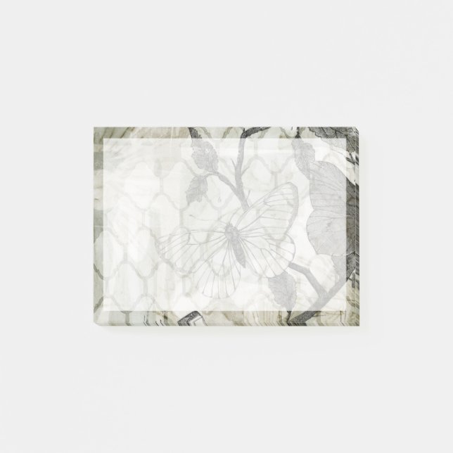 Arabesque Butterflies II Post-it Block (Framsida)