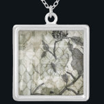 Arabesque Butterflies II Silverpläterat Halsband<br><div class="desc">Smör och Insekter</div>