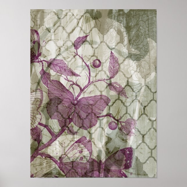 Arabesque Butterflies III Poster (Framsidan)