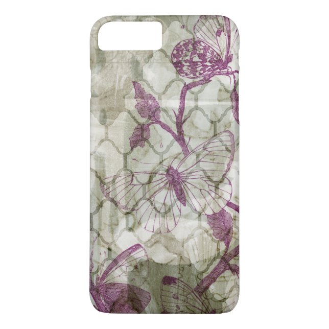 Arabesque Butterflies IV Case-Mate iPhone Skal (Baksida)