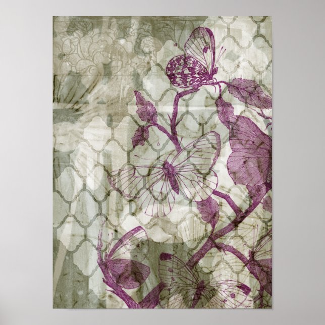 Arabesque Butterflies IV Poster (Framsidan)