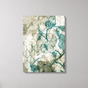 Arabesque Butterflies VI Canvastryck