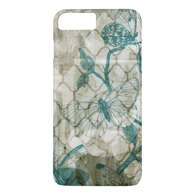 Arabesque Butterflies VI Case-Mate iPhone Skal (Baksida)