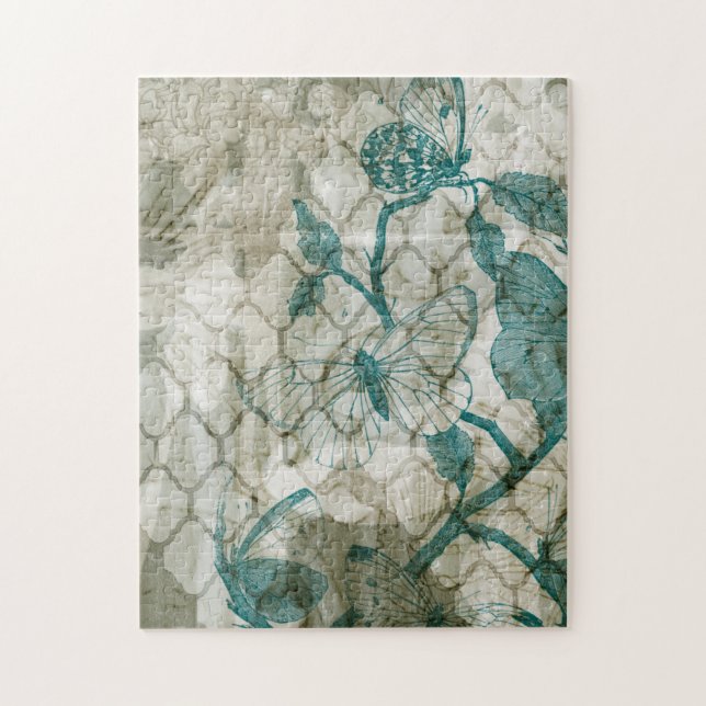 Arabesque Butterflies VI Pussel (Vertikal)