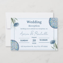 Arabesque Elegance Wedding Card Inbjudningar