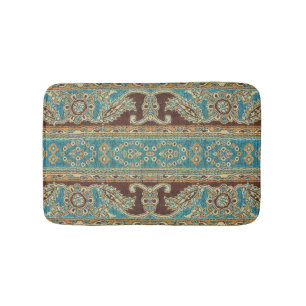 Arabesque Fabric Paisley Oriental Design Badrumsmatta