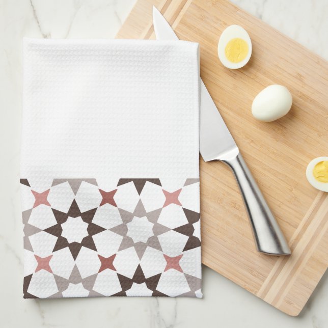 Arabesque mönster kökshandduk (Vikt i Fjärdedel)