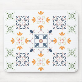 Arabesque Mönster Mouse Pad - färgfull geometrisk Musmatta