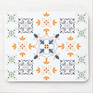 Arabesque Mönster Mouse Pad - färgfull geometrisk Musmatta