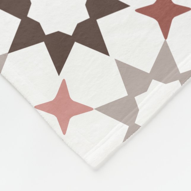 Arabesque Moroccan mönster Fleecefilt (Hörn)