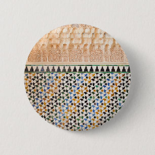Arabesque Moroccan Mosaic Button Knapp