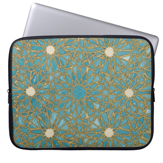 arabesque mosaic pattern laptop fodral (Framsidan)