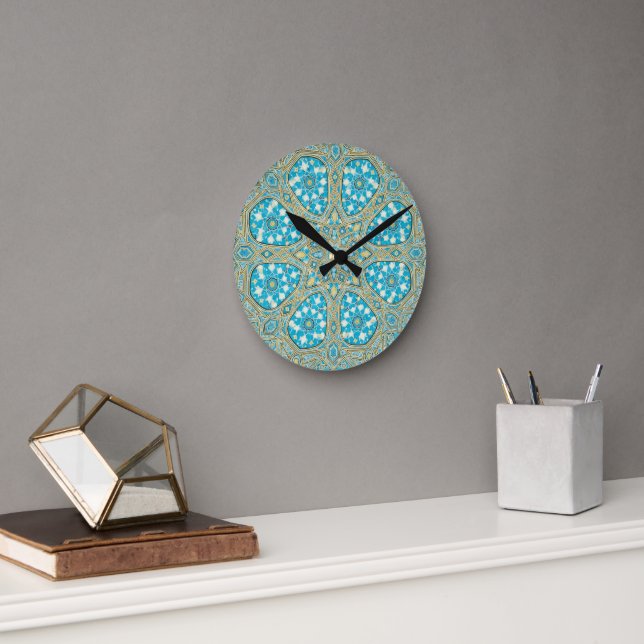 Arabesque Mosaic  Rund Klocka (Kontor)