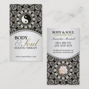 Arabesque New Age Holistic Affärskort Visitkort