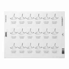 Arabesque på reformern adressetikett