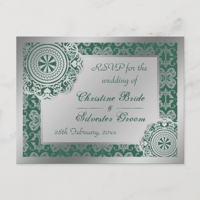 Arabesque Silver Snöre, OSA vykort (Framsida)