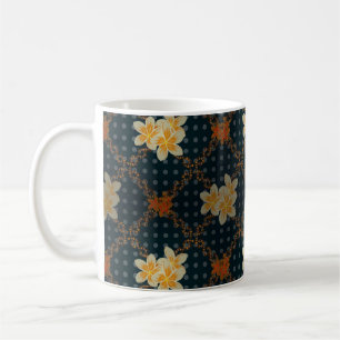 Arabesque. Vintagens rasterlösa blommigt för abstr Kaffemugg