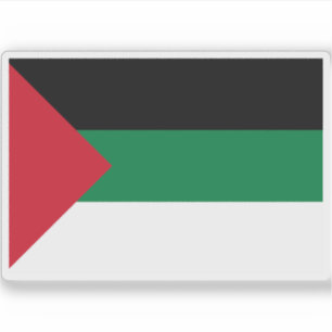 Arabförsamlingens flagga (1948-1959) klistermärken