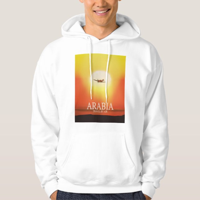 Arabia "Resa med flyg" Hoodie (Framsida)