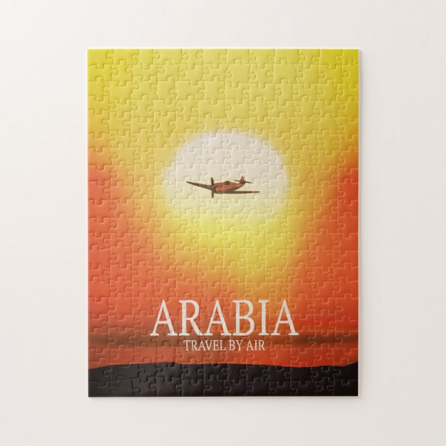 Arabia "Resa med flyg" Pussel (Vertikal)