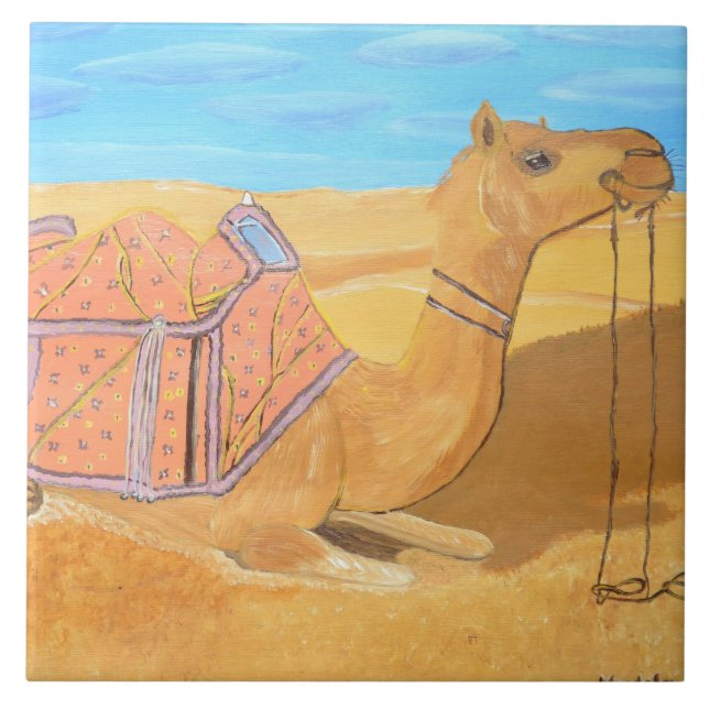 Arabian Camel Kakelplatta (Framsidan)