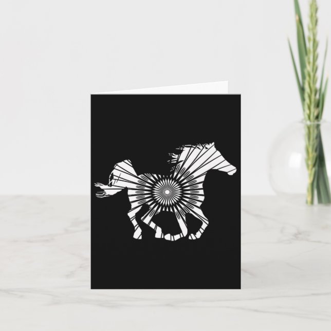 Arabian Horse  Endurance Pony Gift Kort (Framsida)