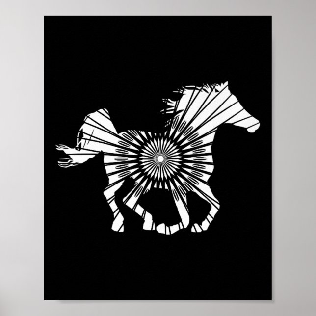 Arabian Horse  Endurance Pony Gift Poster (Framsidan)