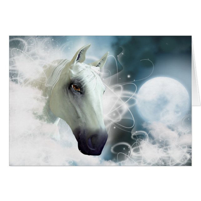 Arabian Horse Hälsningskort (Framsidan Horizontal)