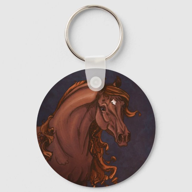 Arabian Horse Keychain Nyckelring (Framsida)