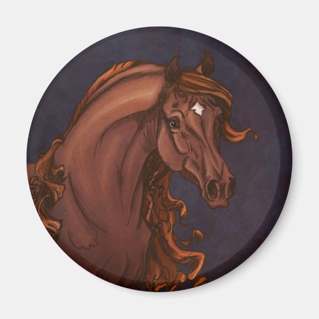 Arabian Horse magnet (Framsidan)