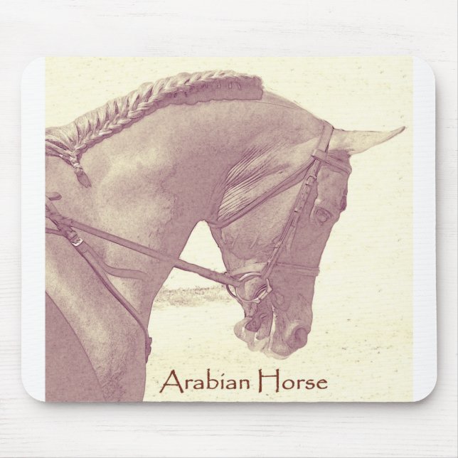 Arabian Horse Mouse Pad Musmatta (Framsidan)