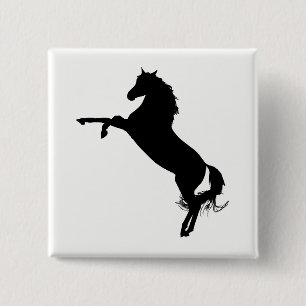 Arabian Horse Silhouette Knapp