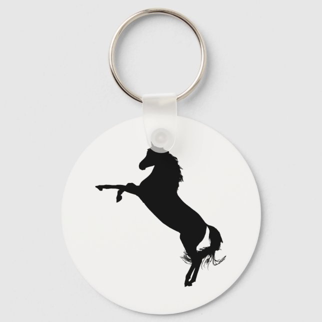 Arabian Horse Silhouette Nyckelring (Framsida)