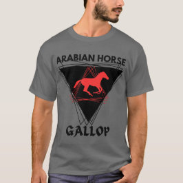Arabian Horse Stallion Equestrian Jockey Pony Gråt T Shirt
